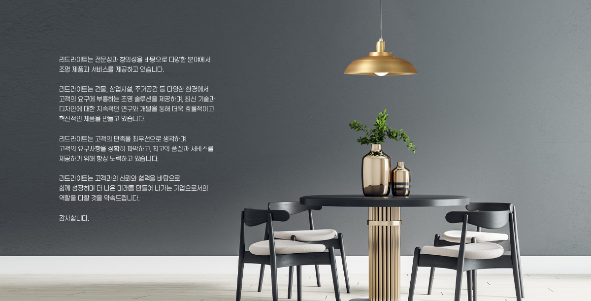 리드라이트 회사 소개
